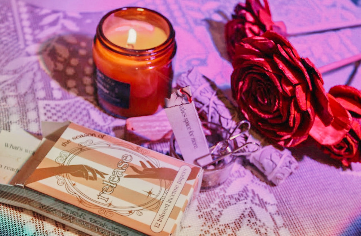 Release Kit: Spiced Ember Paper Incense for Letting Go