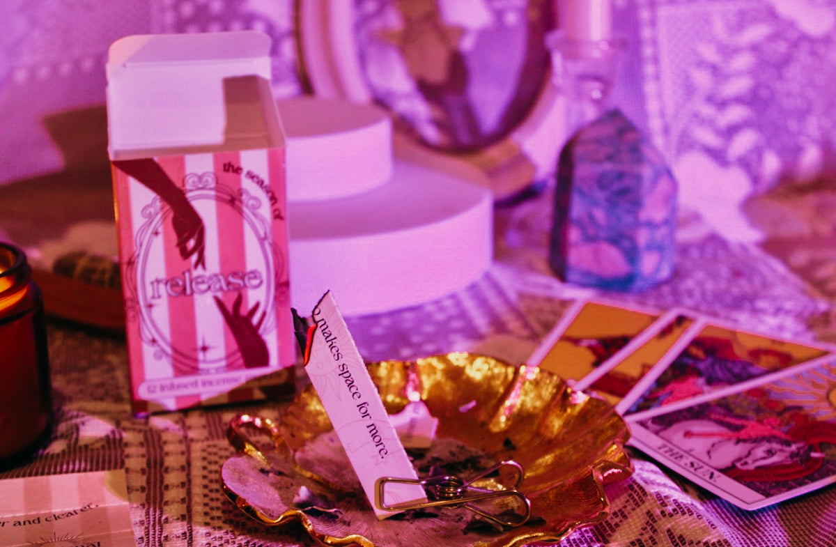 Release Kit: Spiced Ember Paper Incense for Letting Go