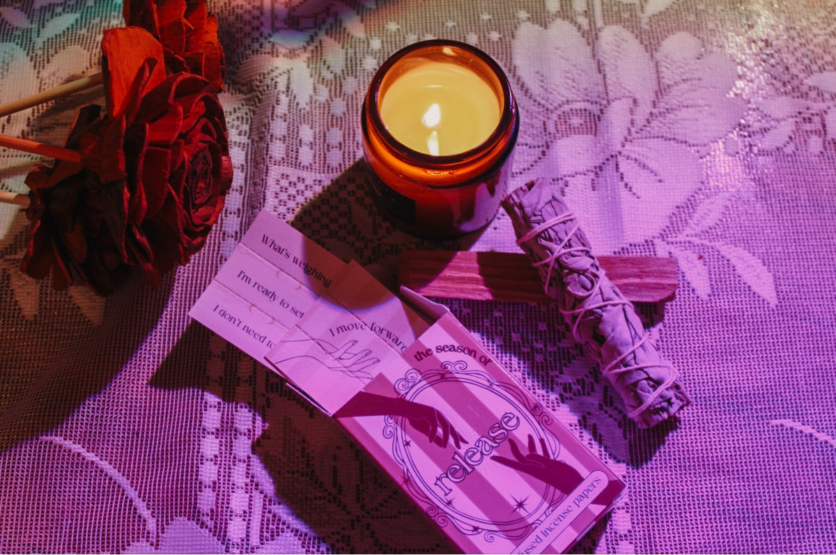 Release Kit: Spiced Ember Paper Incense for Letting Go